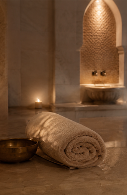 Entrée au hammam